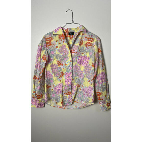 Bogner Tops - BOGNER COLLECTION FLORAL BUTTON UP SHIRT M
